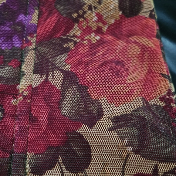 Victoria's Secret Corset Floral Strapless Top Stretchy Padded Full Zip Sz Small - Picture 7 of 12